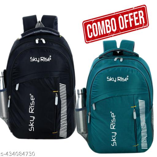 SKY RISE Combo of 2 Backpack Medium Unisex College & School Bags 34 L Laptop Backpack
