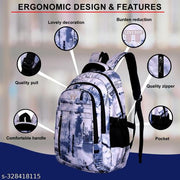 Tinytot 30 Litre, Stylish & Trendy Water Resistant Hi Storage School Collage Travel Backpack Bag for Boys & Girls, 18 Inch