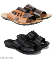 Combo Pack of 2 Slippers for Men