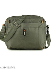 Green Men & Women Sling Bag