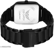 LOIS CARON LCS_4296 Elegant Silver Square Analog Quartz For Men/Boys Wrist watch Analog Watch - For Men ()