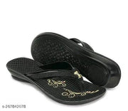 Fancy PU Flip Flops for woman