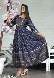 JAIPURI RAYON ANARKALI KURTI