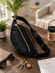 Crossbody Waist Pack, Urban Sling Pouch, Premium Chest Pack, Fashion Shoulder Bag, Water Resistant Waist Bag,