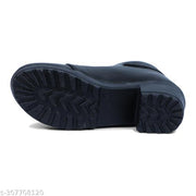 Meesho New Trendy Stylish Girl's Comfortable ,Lightweight, Fashionble ,Now Look ,Outdoor ,Ankle Length ,High heel, Walking, Chunky Boot ,Shoe For Women /Girl's/Ladies Boots For Women/Girl's Boots For Women.