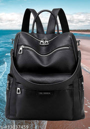 MomsyStore Leather Backpacks For Women And Girls