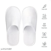 Disposable Flip Flop sleepers Cotton Hotel, Salons, Spa Slippers for Women and Men (Pack of 10)
