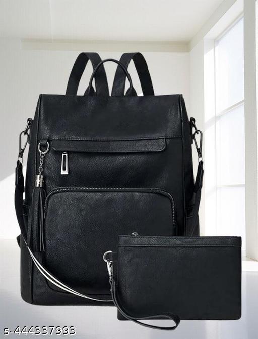 Bohobuzz Backpack Purse for Women Convertible Travel Vintage PU Leather Bag(Backpack,bag,backpack for women women bag fashion,stylish)