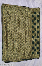 SAREE GHARCHOLA BANDHANI BANARSHI BANDHEJ ZARI WORK SAREE