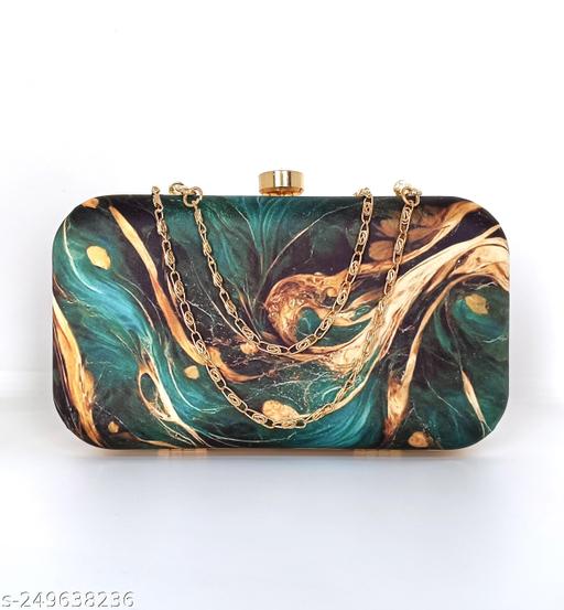 Attractive & Stylish Good Quality Printed Trendy Beautiful Clutch handbag Purse For Wedding, Party, Bridal, Casual