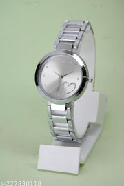 New Fancy Solid Dial Attractive Metal Chain Attractive Bracelet Analog Watch for  Women