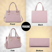 Women's (BABYPINK)Textured  HAND  BAG