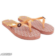 Phonolite Daily use Casual wear Hawaii chappal slipper Flexible Home use Light in weight Printed Comfortable for  all day flip flop for women and girls pack of 3