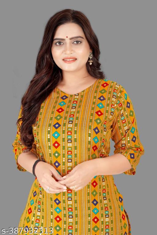 Alisha premium A-Line cotton kurti for woman