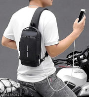 13 SOEME Sling Bag for Men & Women | Stylish Crossbody Backpack Unisex | Casual Sling Backpack for Travel, Office & Daily Use