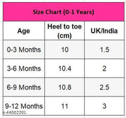 Tarun Child Care Baby Booties Baby Shoes for Any Occasions, Festive-0 to 10 Months Unisex-Multicolor