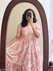 New Stylish Printed Anarkali Kurta