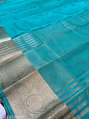 Beautiful Plane Organza Saree (Gala)