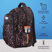 Hyper Adam School Bags for Girls College Backpack Coaching Bag School Backpack Tuition Bag Waterproof School Bag (Brown, 36 L)
