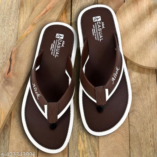 Altek Men Sleeper Brown Colour Anti Skid  Fashinable, Comfortable, Daily Use, Casualwear