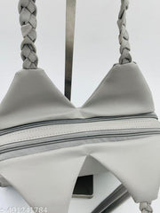 Knitted Hand Held Handbag with adjustable Sling