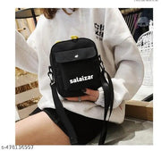 Canvas Crossbody Sling bag for Casual Party Bag Purse with Adjustable Shoulder Strap and Printed Design for Girls