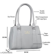 Grey Stylish ladies purse bag for daily Use. purse for women,women purse,handbags for women and girls,Shoulder Pu-Leather Handbags for Women's