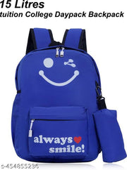 PLAYYS SCHOOL BACKPACK FOR GIRLS | COLLEGE BAG | TUITION BAG (BLUE)
