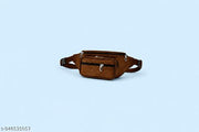 Latest Men Women Leather Waist Pack Travel Bags For MoneyY| Belt| Cards |Mobile| Documents| Kit| Books and Bills Dairy Pouch Cross Side Bag For Men Women .With Belt Stylish Small Luggage Accessories Bag I Waist Bags I Fanny pack.