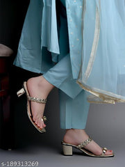Women Gold Heels