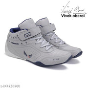 Men's Bersache Lightweight Casual Shoes with High-Quality Soles | Comfortable Shoes for Sneakers, Walking,  Training, and Daily Wear (Grey)