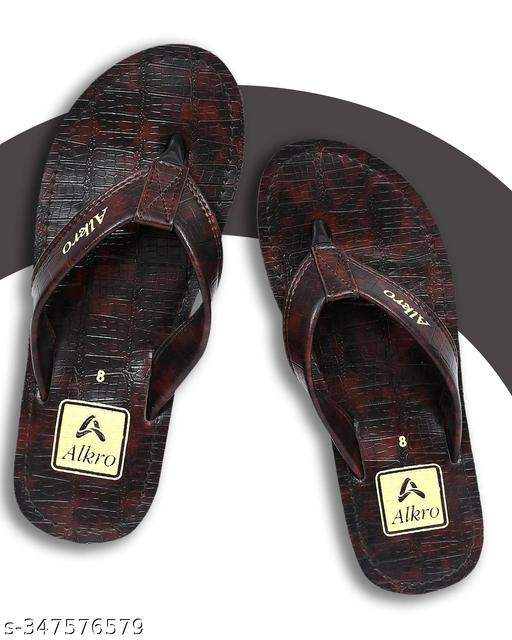 ALKRO Men's Stylish / Comfortable/ SLIPPERS  Flip Flops – Perfect Slippers for Everyday Wear