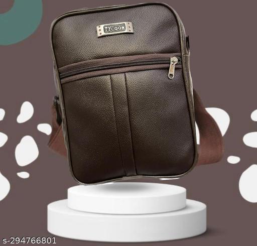 Brown Men Bag Stylish Leather Bag Mans Office Use Bag