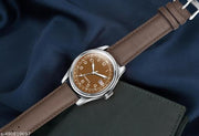 Dual Time Date Display Radium Dial Magnetic Belt Analog Watch,ONIR Premium Quality Quartz Analog Watch for Men, Glass Date Display Dial,
