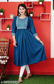 rayon kurtis for women