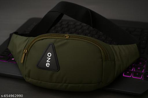 OZEL BAG Premium Crossbody Waist Bag | Trendy Travel Fanny Pack with Multiple Zippers | Unisex Adjustable Belt Pouch