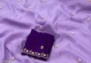 chiffon sarees 2025 new design party wear silk saree latest collection