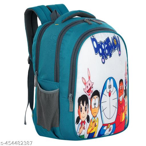 Myron 35L Doraemon printed backpack 1st/2nd/3rd/4th & 5th Class Light Weight Beautiful for Boys & Girls Waterproof School Bag