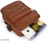 Men Tan Sling Bag