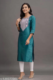 EMBROIDED KURTI ,Best deal kurti,.fancy kurti stylish kurti.straight .casual kurti. sale ..low price ,best quality product,silk Kurtis ,selected dress high demand kurti . nice kurti , office wear kurti