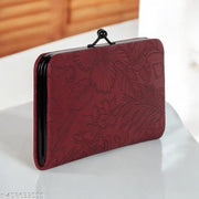 Fantastiqo Embossed Floral Clutch for Women - Elegant and Timeless