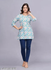 100% COTTON Short Kurti For Women&Girl's