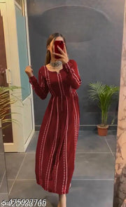 Printed Naira Cut Kurti For Women's