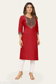 stylelist kurti with embraidered work