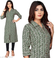 Printed Fashion Rayon cotton Kurtis for women