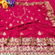 Beautiful zamato saree for women with blouse