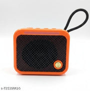 GeneCore Mini Pocket Bluetooth Speaker with RGB LED Light, USB/TF Card Slot & Type-C Charging Assorted  Colours