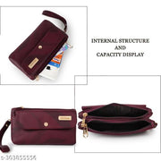 WILDAUK  Casual, Formal, Party Maroon Attractive Clutch