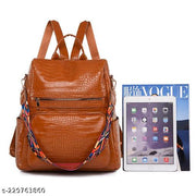 Fashion Shoulder Bags Croco Multipurpose Knapsack Top Handle Detachable Bag