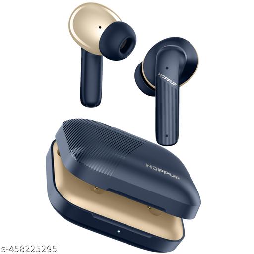 Hoppup AirDoze Z51 with 4 Mic ENC, 13MM Drivers, 50H Playtime, 40MS Low Latency 5.4V Bluetooth (Blue, True Wireless)